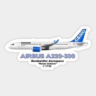 Airbus A220-300 - Bombardier "House Colours" Sticker